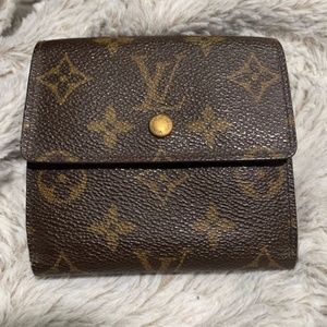 Louis Vuitton Monogram Leather Coated Canvas Bi-fold Wallet